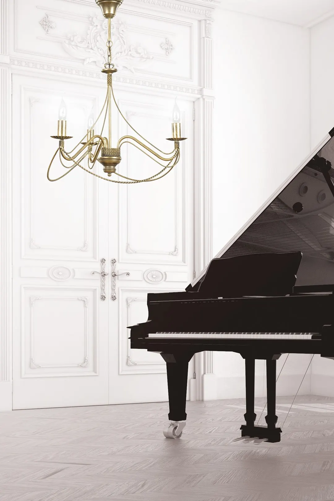 Żyrandol TORI Złoty 170/3 - 170/3