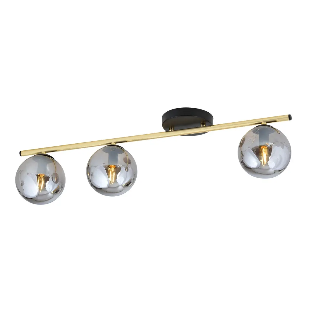 Lampa sufitowa  MONZA Czarny,Złoty 1250/3