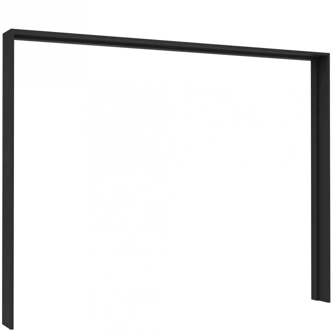 Listwa okalająca do szafy Forte SZ279,4 x W214,4 x G23,8 cm- czarna