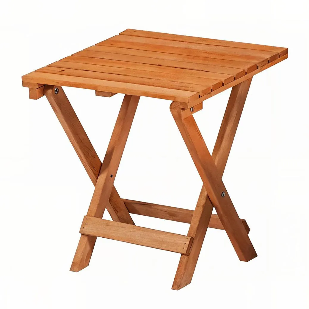 Zestaw ogrodowy 3-częściowy MY007 2 krzesła + stolik (40x40cm) brązowy naturalny - ASI_644MYD1149