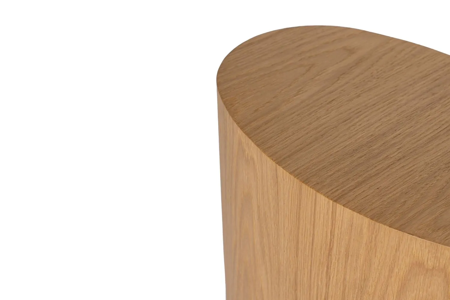 Stoliki boczne drewniane ELIPSE zestaw 2 sztuk kolor dębowy - ASI_262ARD1109