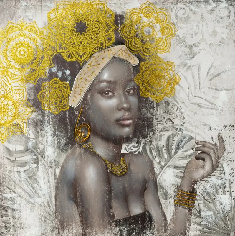 OBRAZ 541 80 X 80 CM BEŻOWY - EU_408872