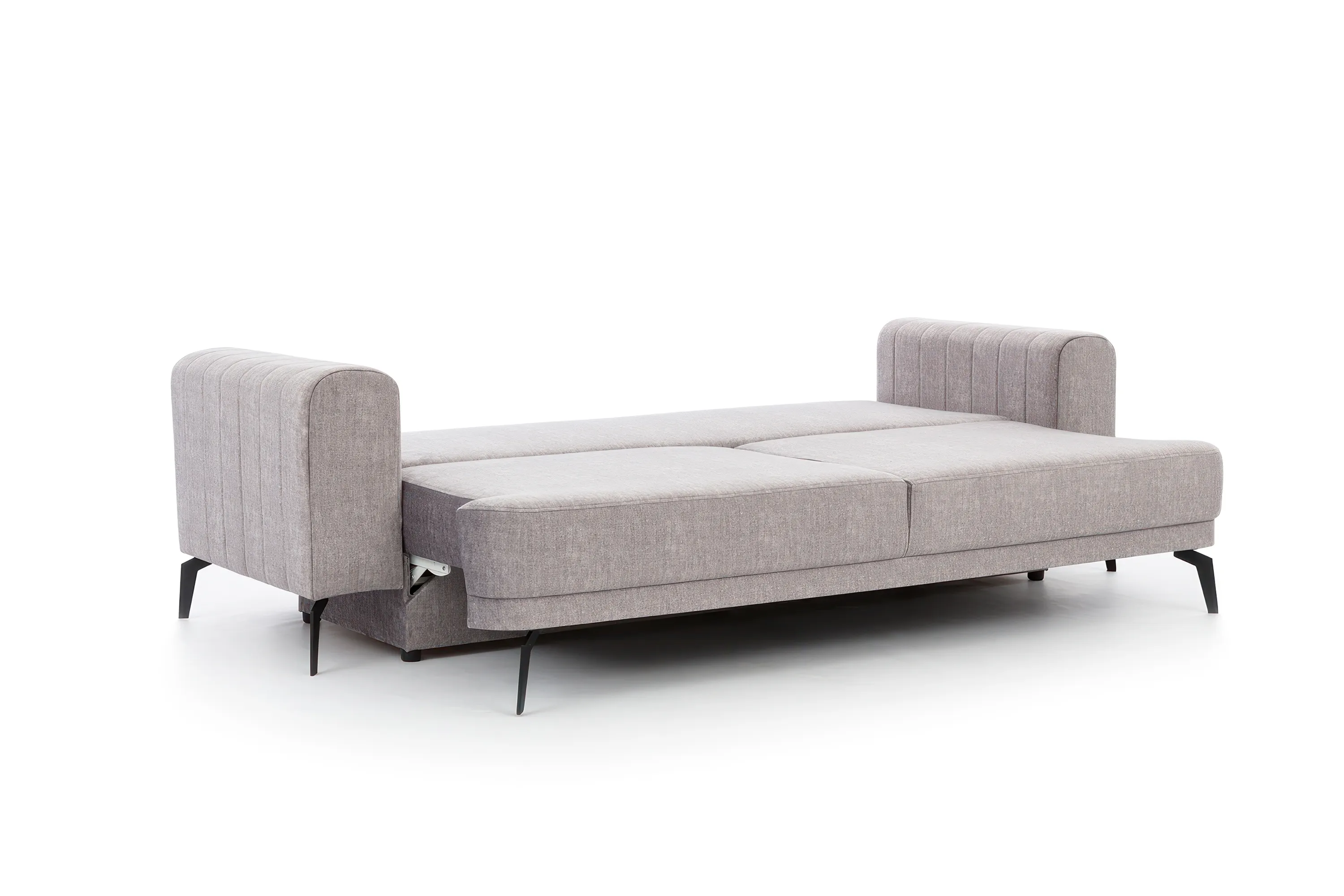 Sofa rozkładana LUZANO (Vogue 14) 250 cm z pojemnikiem szara - B_152456