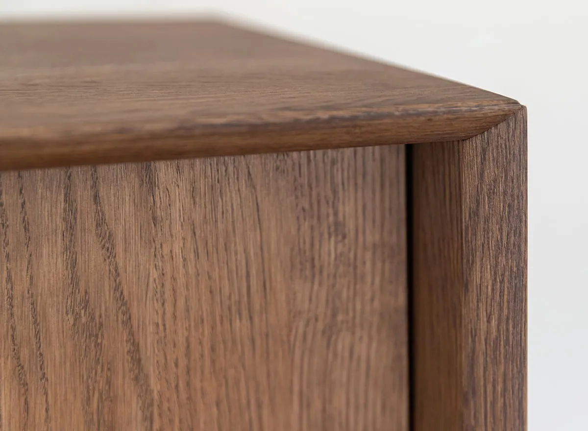 Szafka RTV MODERN LOFT 2-drzwiowa 200x50x52 cm - tabacco - PLMOL07DT