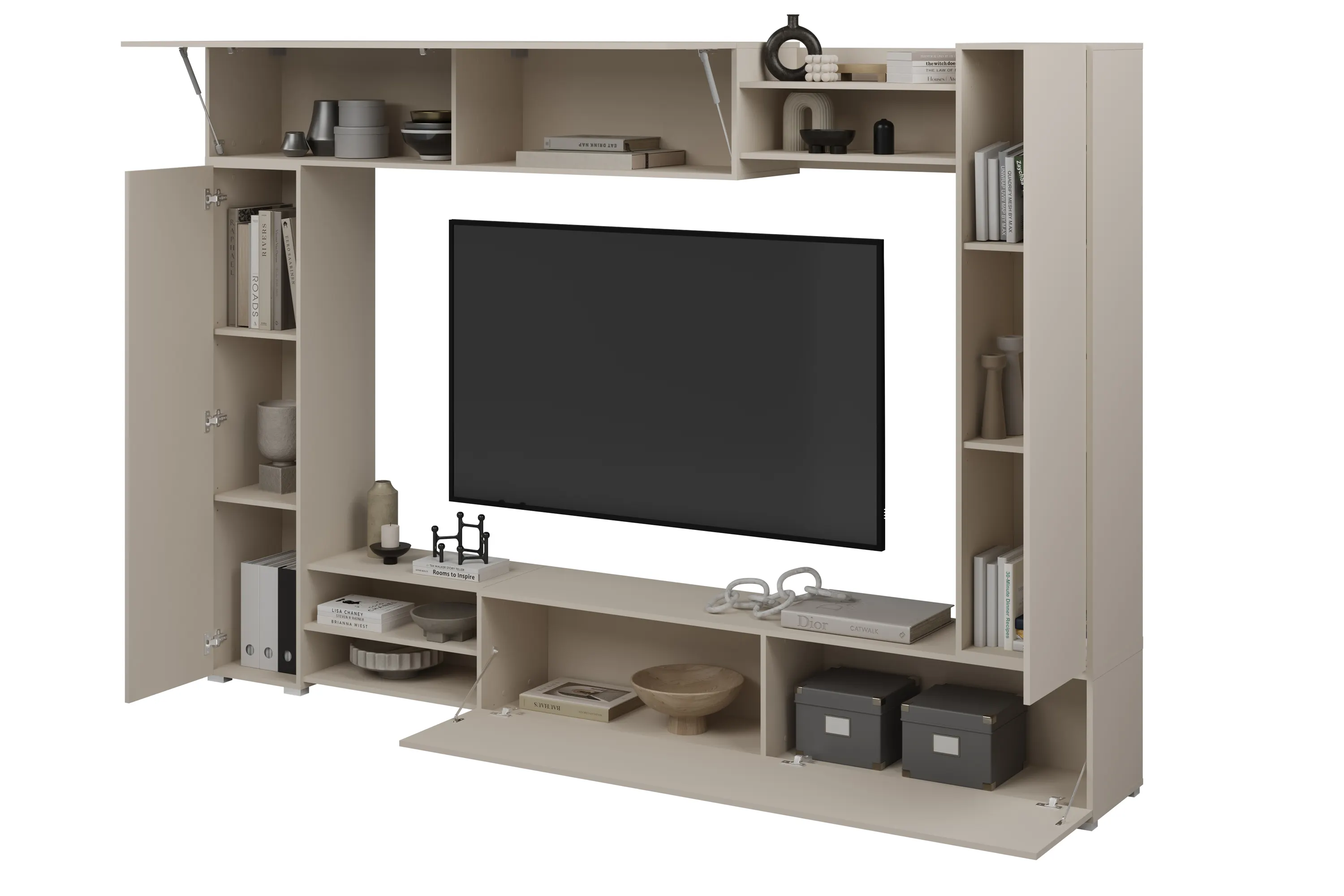 image meble, system, telewizor, regał, szafka