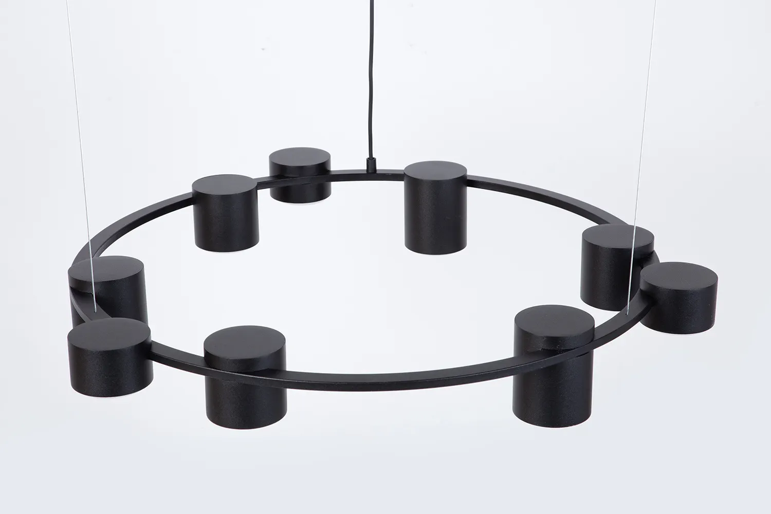 Lampa wisząca 9-punktowa KODO 9 czarna - SI_41338