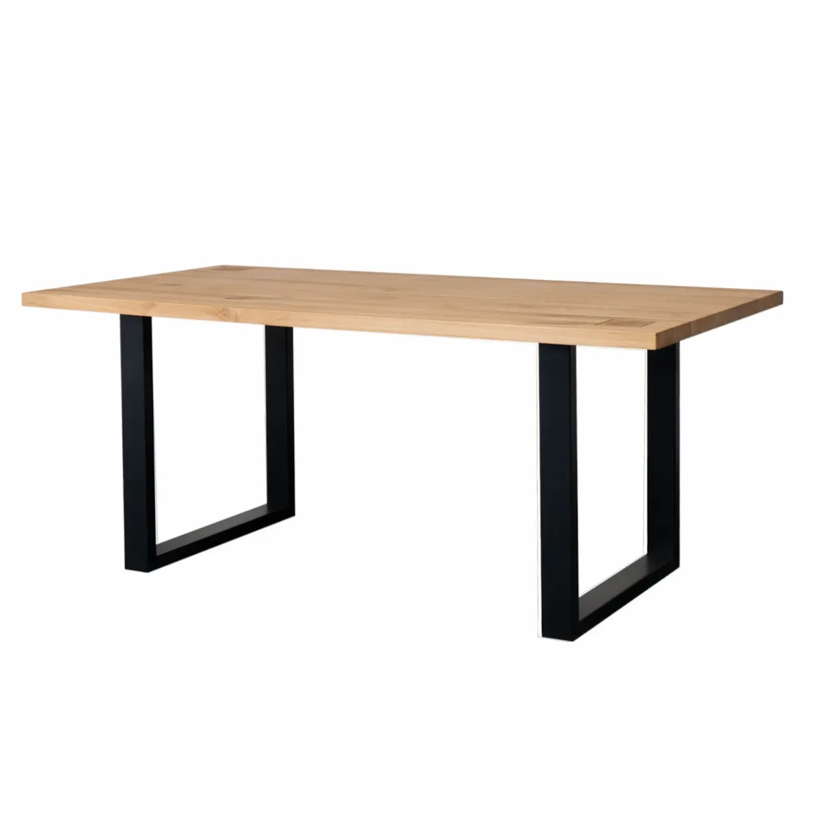 Stół dębowy HALLOW 180x90 drewniano-metalowy - GK_1031591601