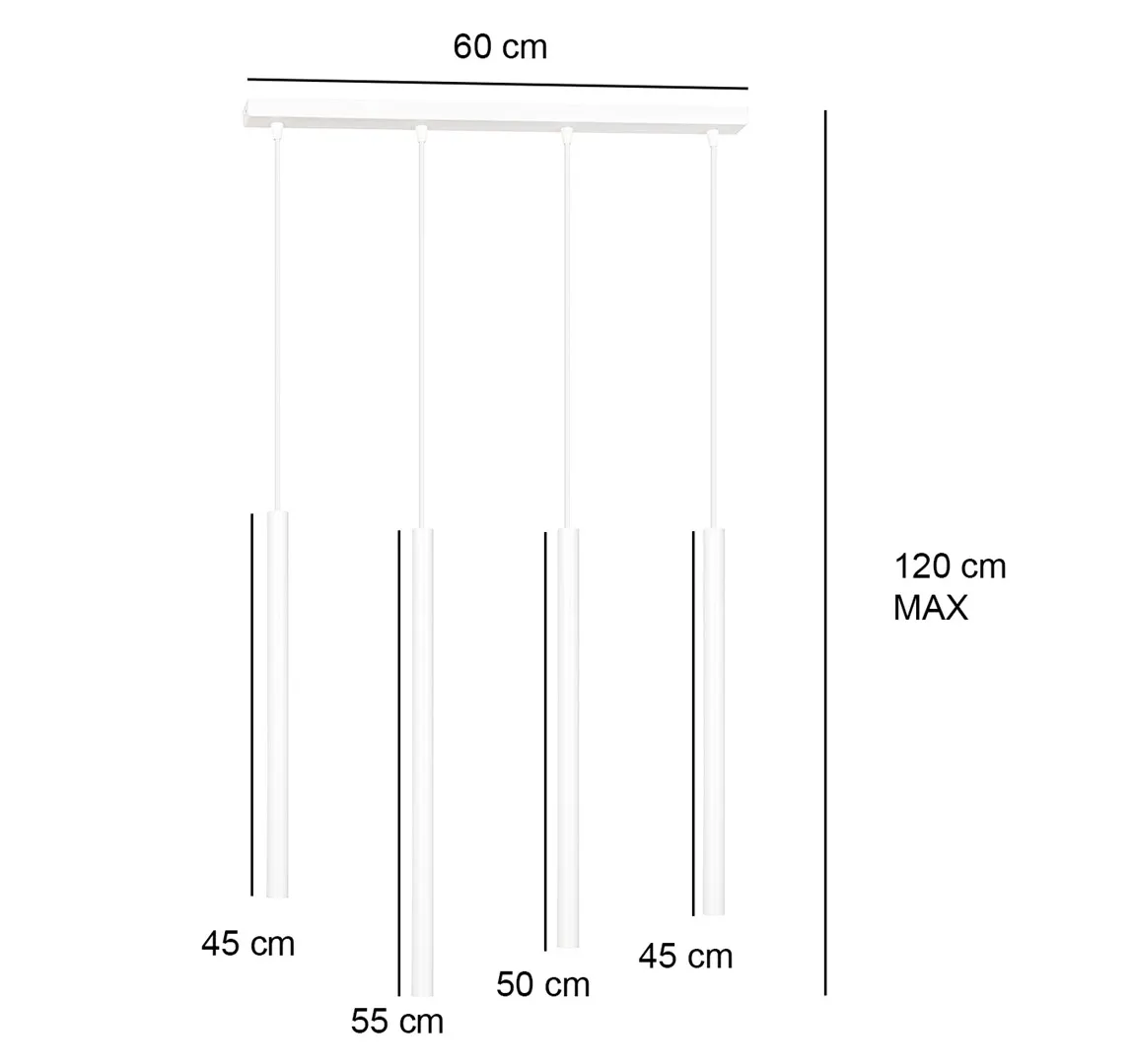 Lampa wisząca SELTER 4 czarna — zdjęcie 8