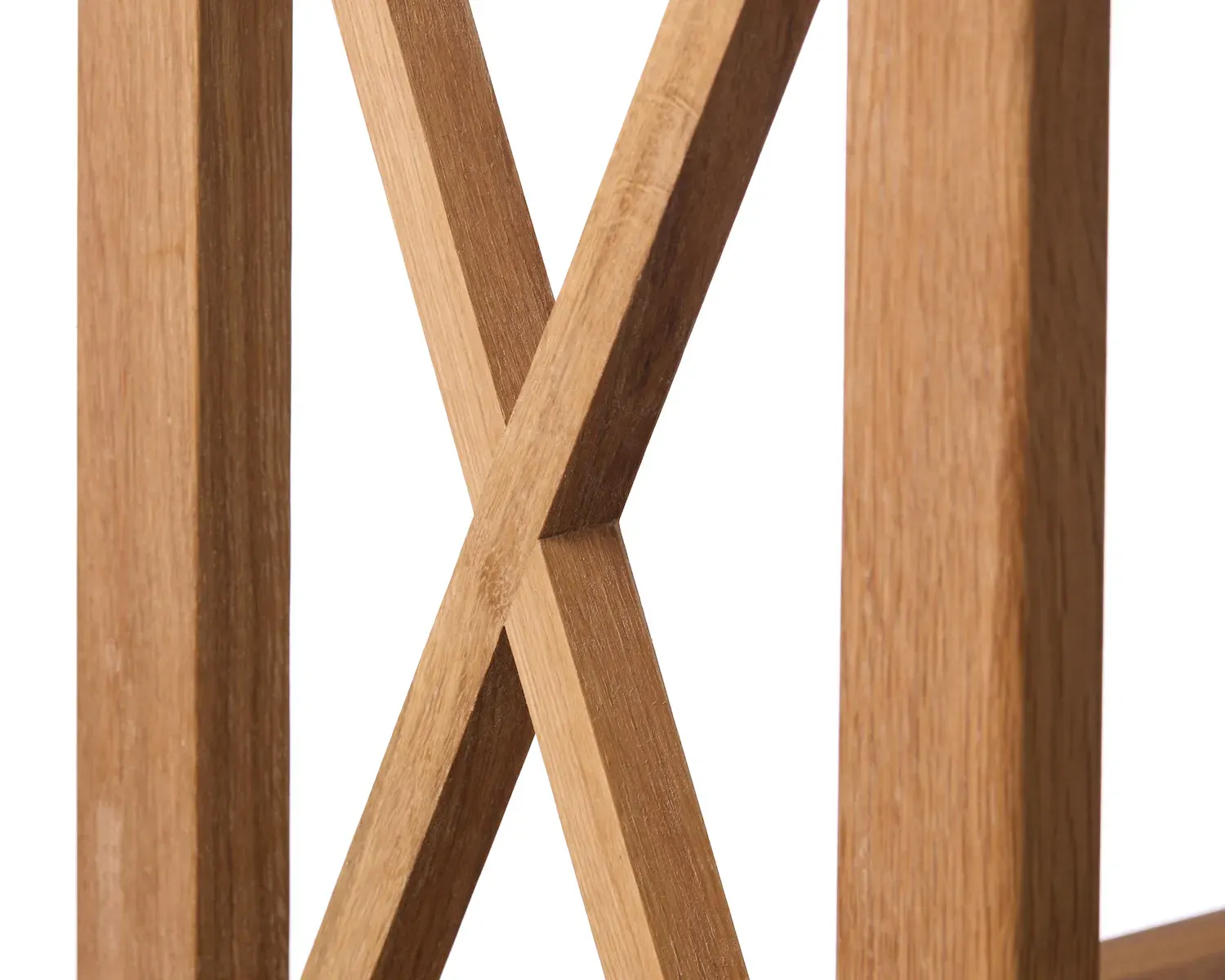 Regał niski drewniany X-SHELF 70x124 dąb olejowany - UN_55340800