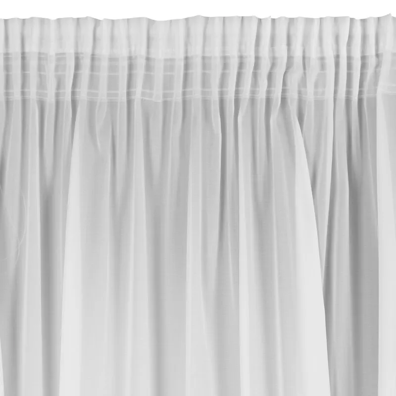 FIRANA GOTOWA KATHY NA TAŚMIE 140 X 270 CM BIAŁY - EU_453992