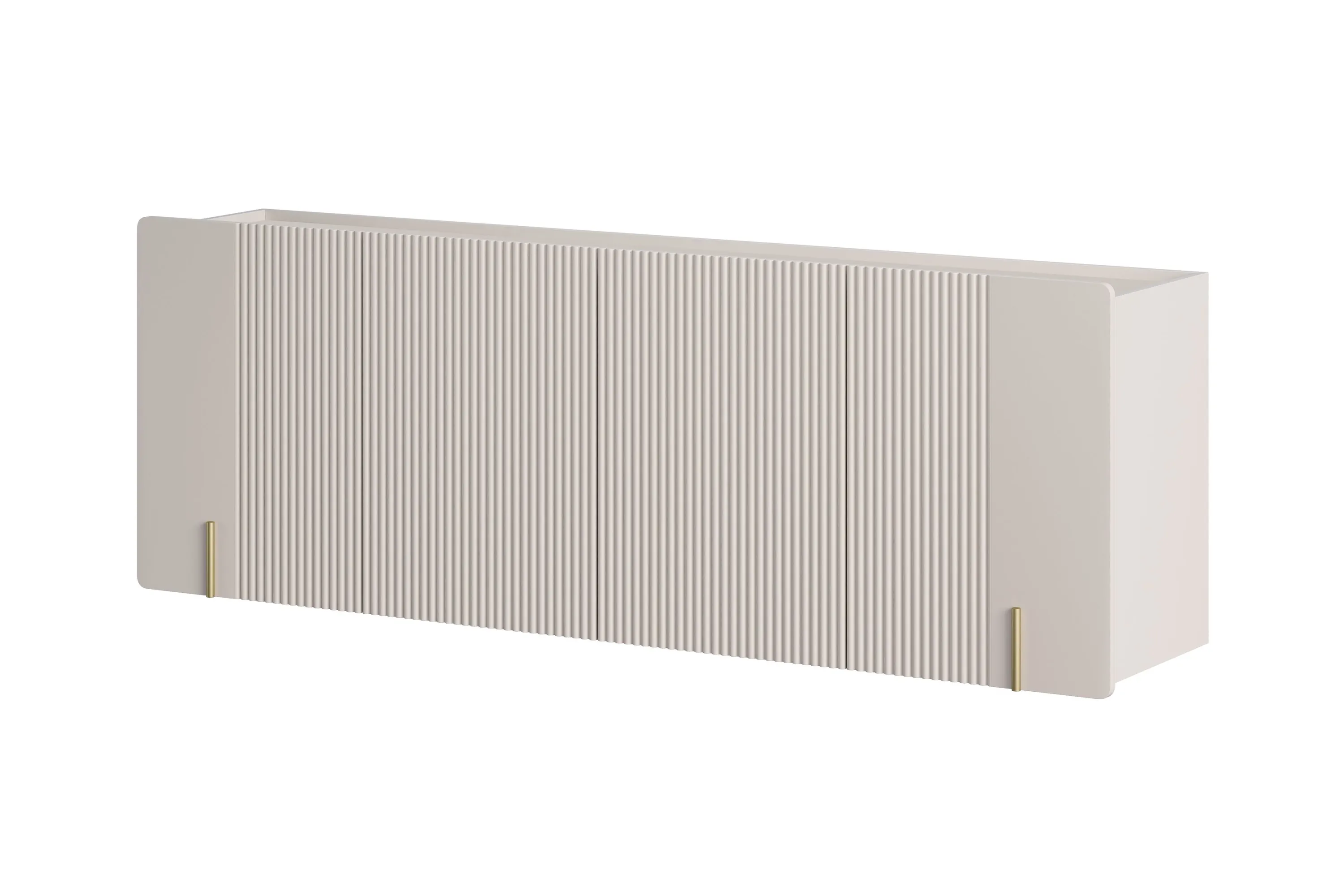 Komoda wisząca 4-drzwiowa MALMI 200cm - kaszmirowy - złoty Łóżeczko, Meble, Łóżko dziecięce, Wewnątrz, Projektowanie wnętrz