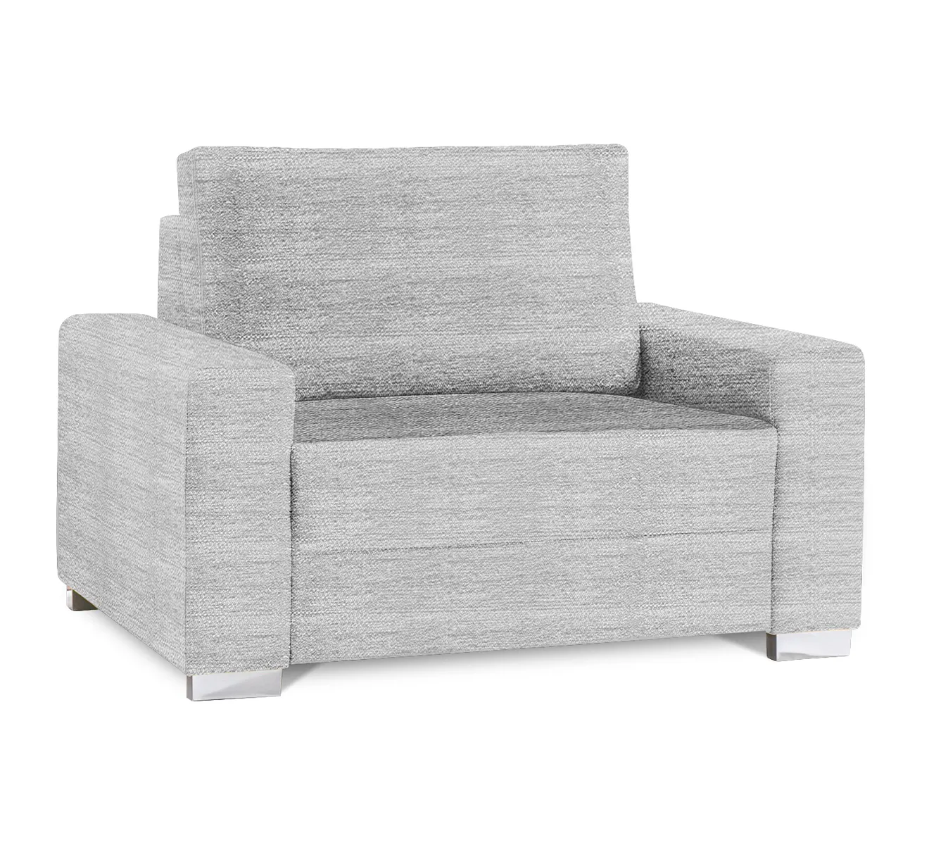 Fotel z funkcją spania DAX 1F LAGO 16 jasny szary