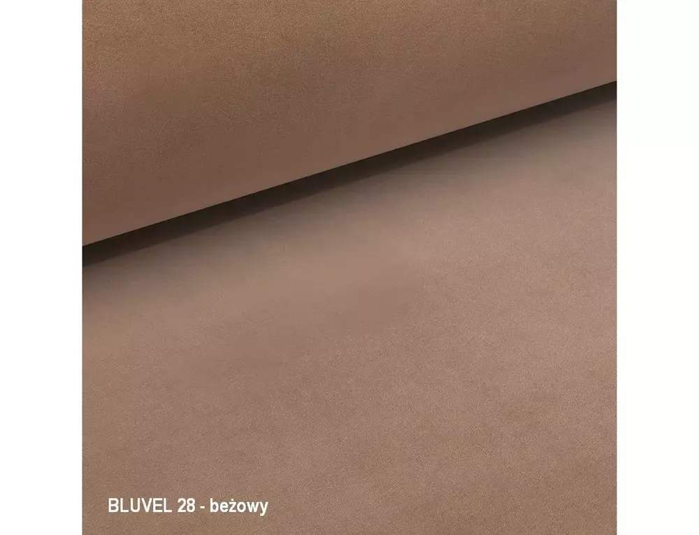 Sofa 2-osobowa ELITE 2 VELVET Bluvel 28 beżowy wenge - ELITE2V28BE