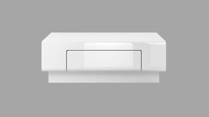 Stolik kawowy z szufladą TOLEDO 110x60x39 biały - 2498DW99