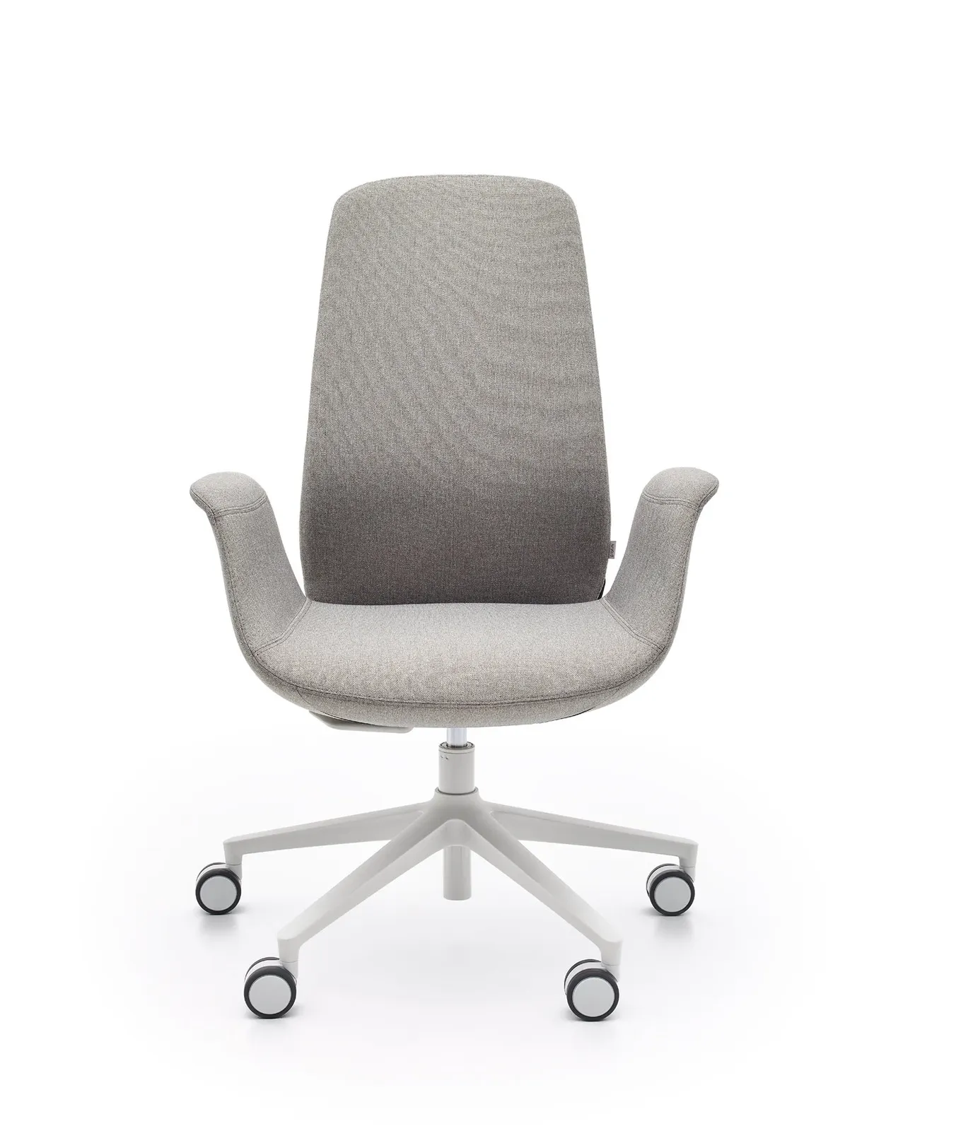 Fotel obrotowy ElliePro Regulacja wysokości, Blokada odchyłu oparcia, Szary - EHB0000002