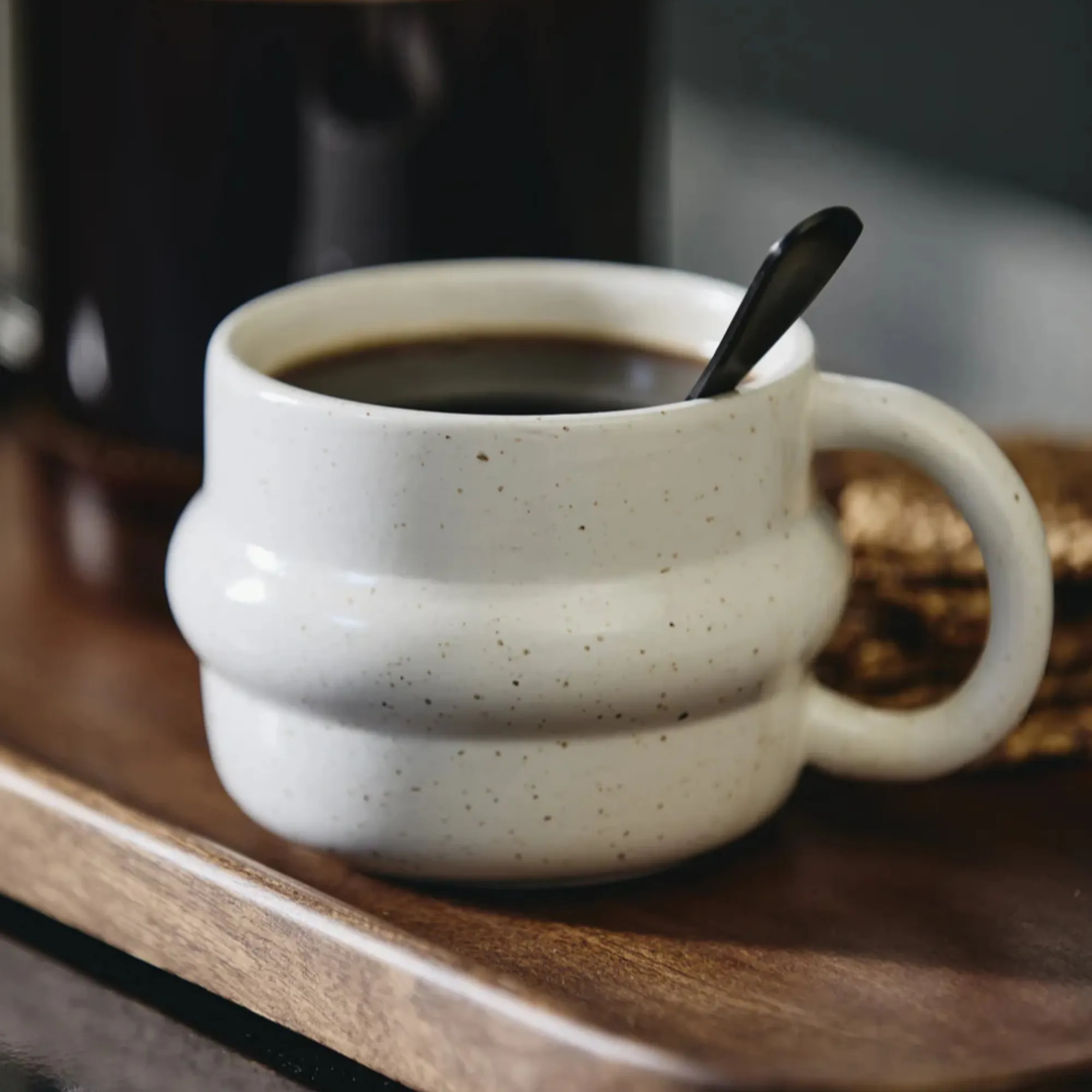 image kubek, kawa, ceramika, biały, naczyński