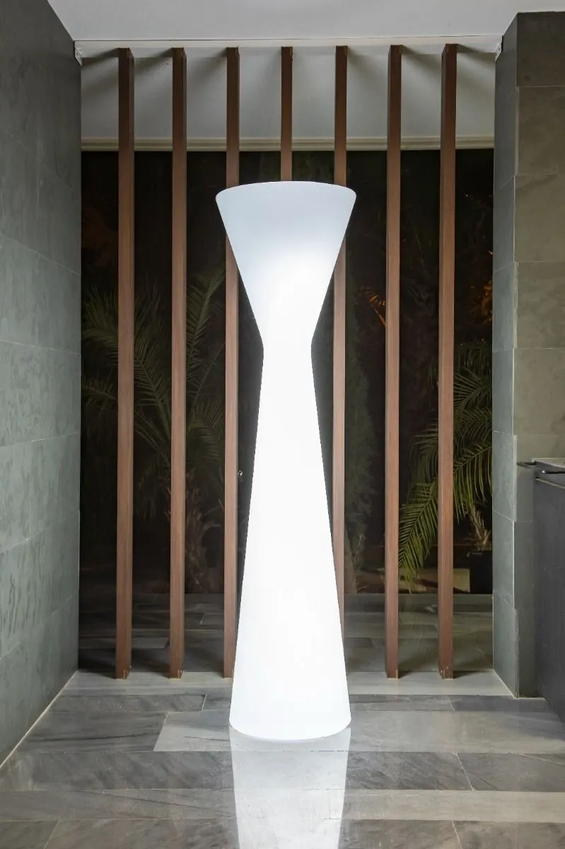 image lamp, floor lamp, white, modern, stylized