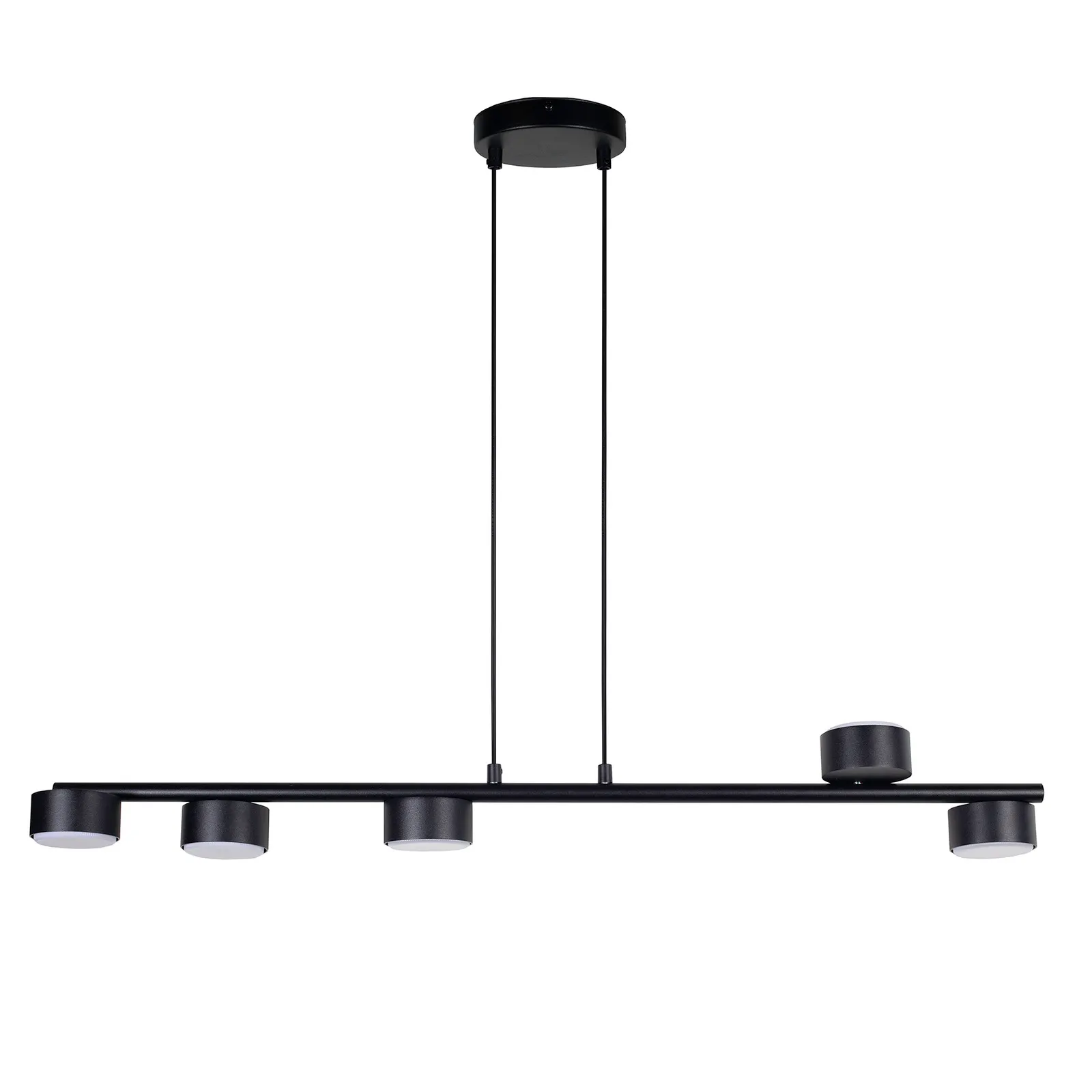 Lampa wisząca PUNTO 5 czarna