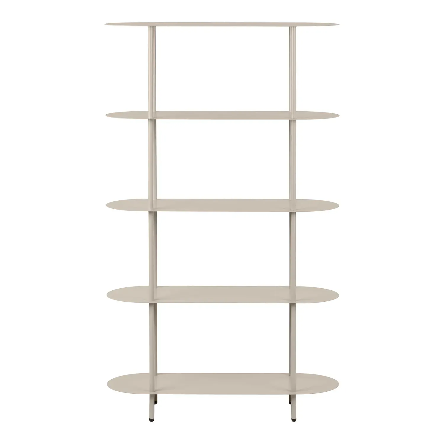 Regał metalowy z 5 półkami RIETI SZ90xW150 piaskowy - 3251011