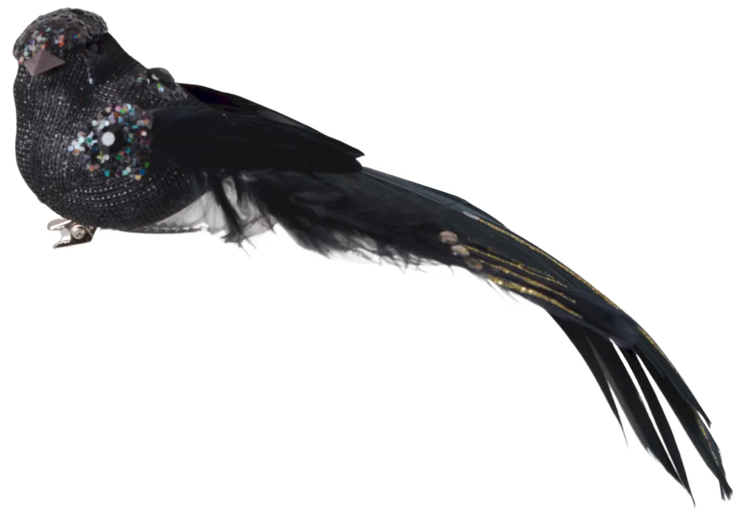 PTASZEK Z KLIPEM czarny