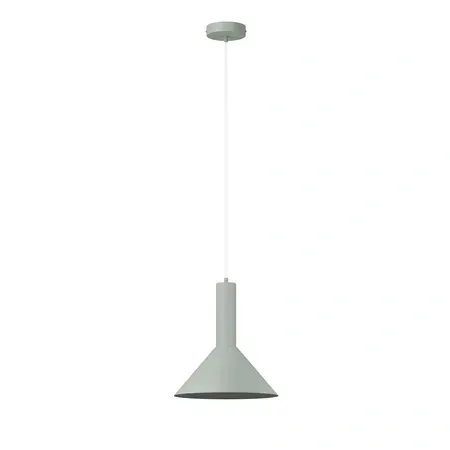 Lampa wisząca VITRUM stożek szałwia