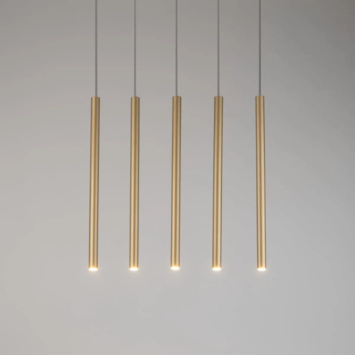 Lampa wisząca SOPEL 5 złota — zdjęcie 2