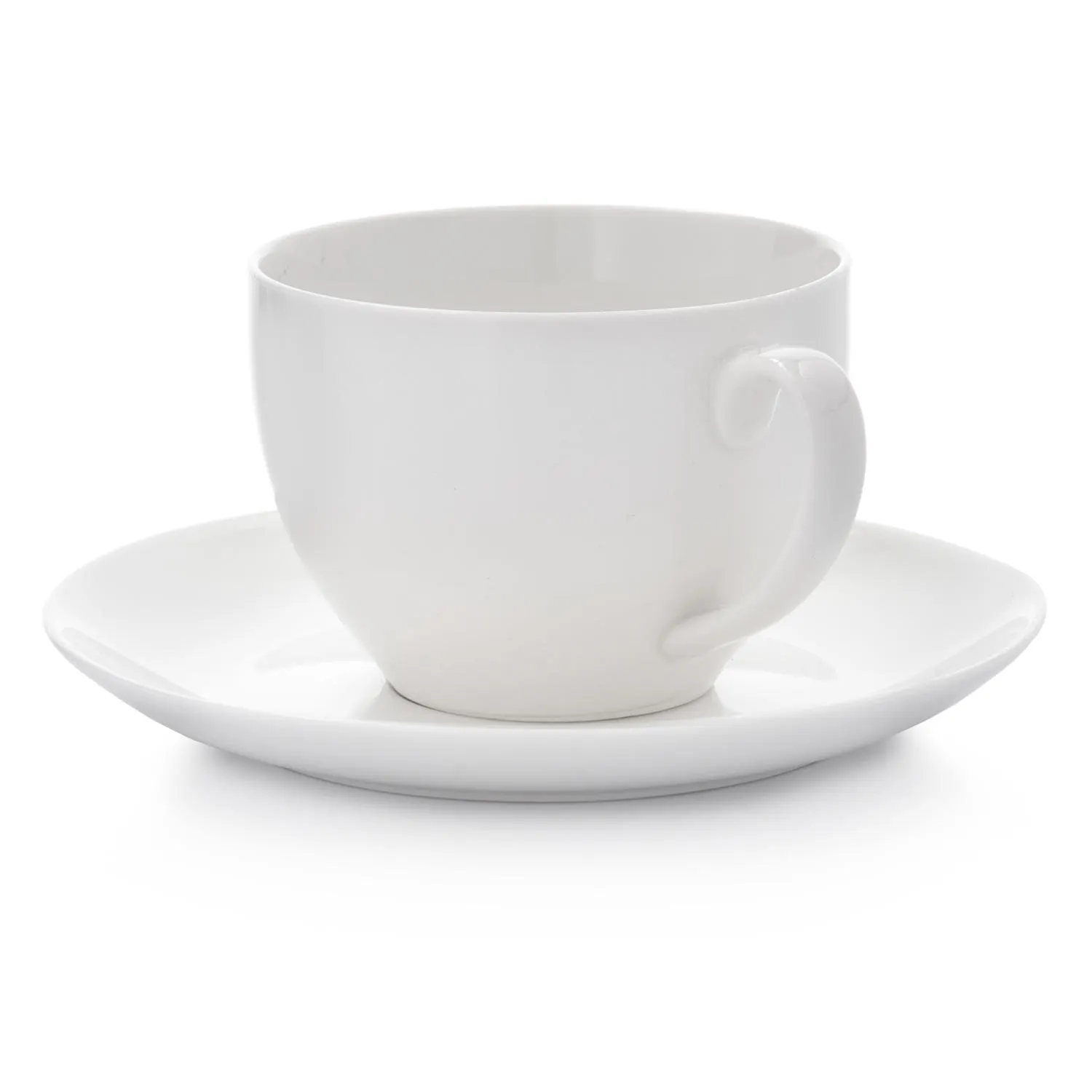 czajnik, filiżanka, porcelana, biały, zestaw