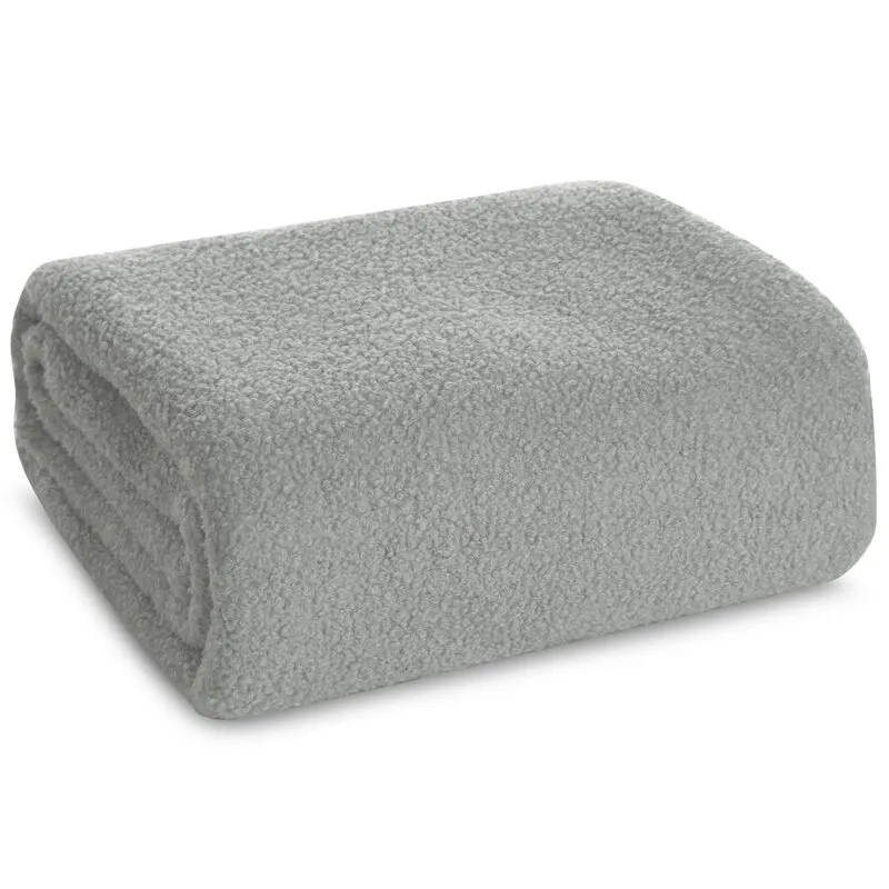 KOC - Narzuta na fotel BUKLA 70 X 160 cm Srebrny