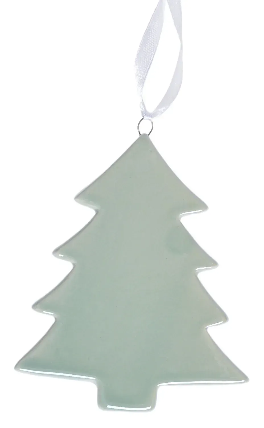 Zawieszka ceramiczna CHOINKA perłowa zielona Zawieszka ceramiczna CHOINKA perłowa zielona