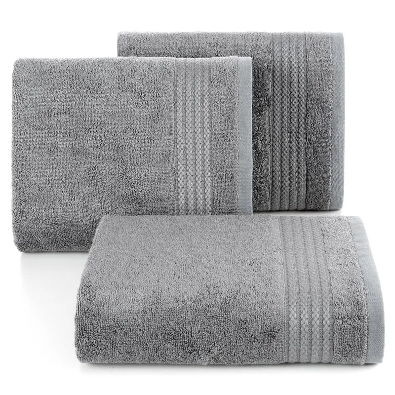 RĘCZNIK LARIS (04) 70 X 140 CM STALOWY Ręcznik kąpielowy, Ręcznik