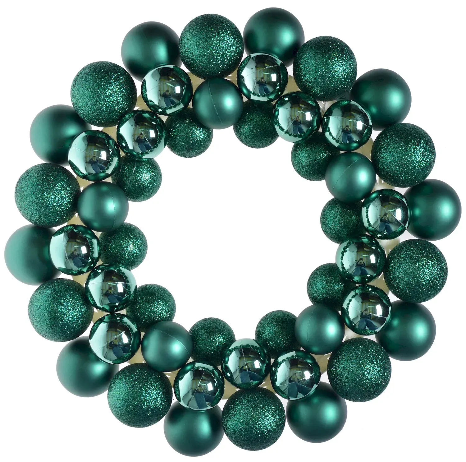 Wieniec z bombek 1029 zielony Wieniec z bombek 1029 zielony
