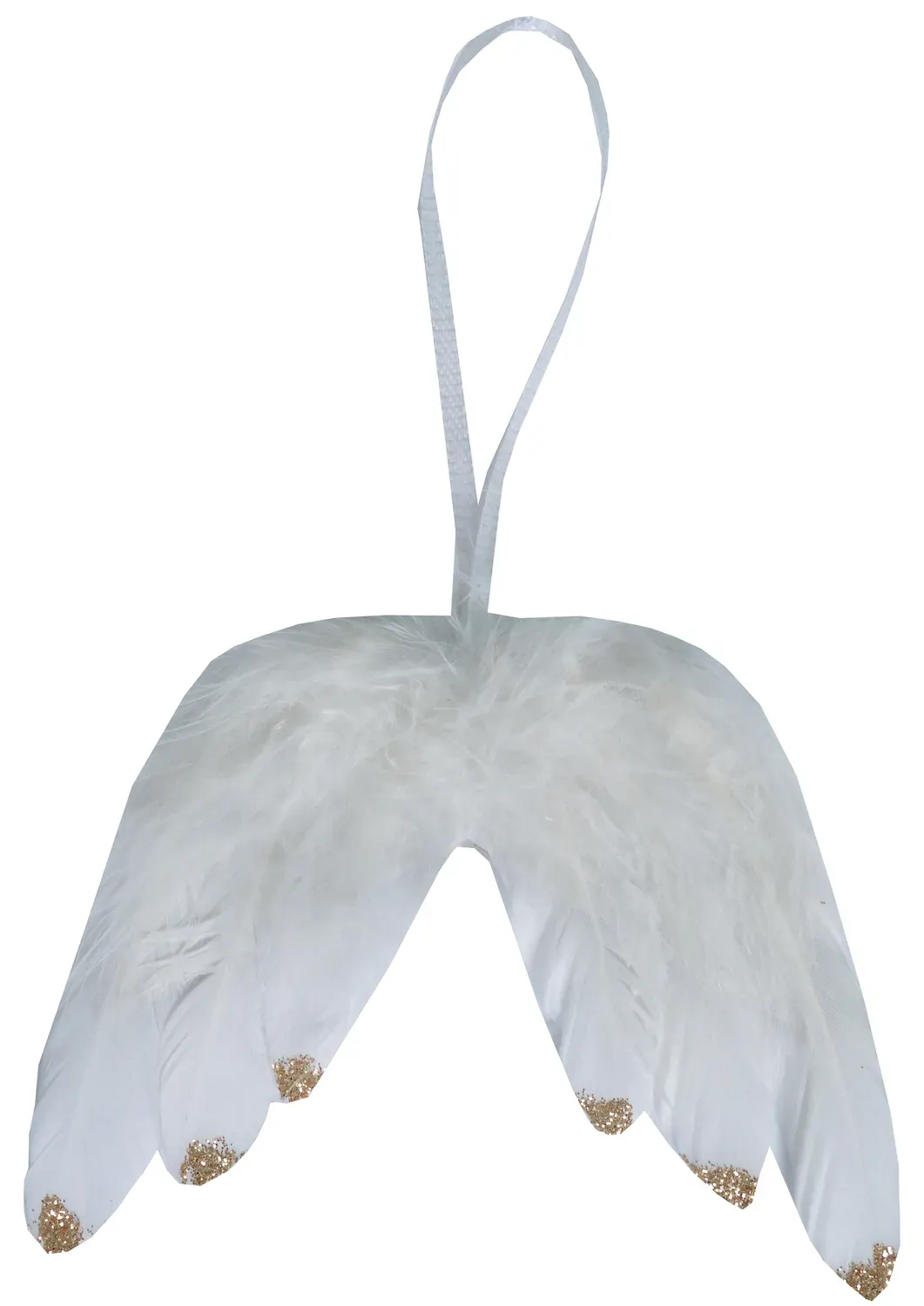 Zawieszka SKRZYDŁA Z PIÓRKAMI białe Zawieszka SKRZYDŁA Z PIÓRKAMI białe
