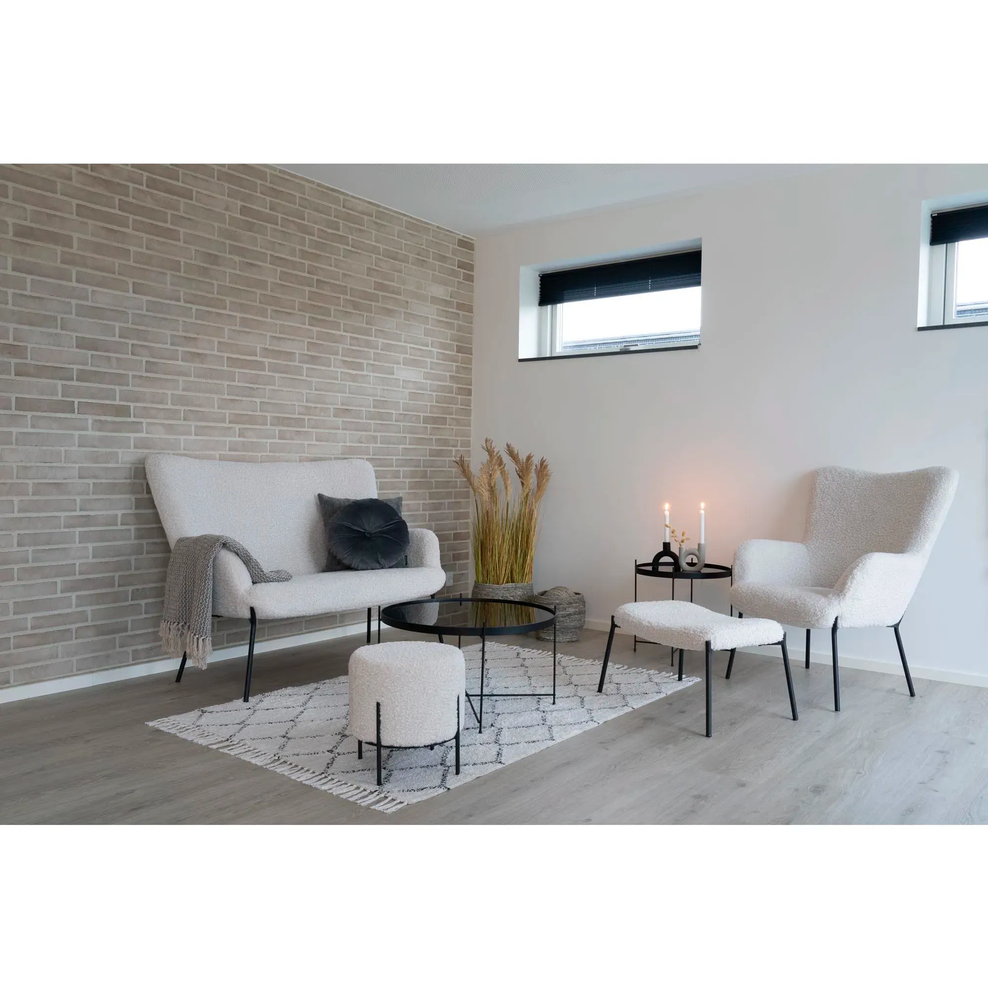 Fotel GLASGOW Biały - 1101156