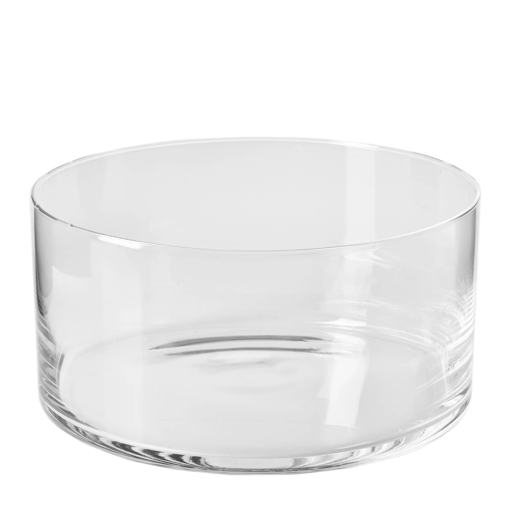 Salaterka GLAMOUR 24 cm transparentny szklanka, glass, przezroczysta, kielich, naczynie