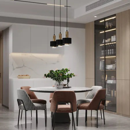 Lampa wisząca RIF LUX 1 S czarno-złota - SI_40718