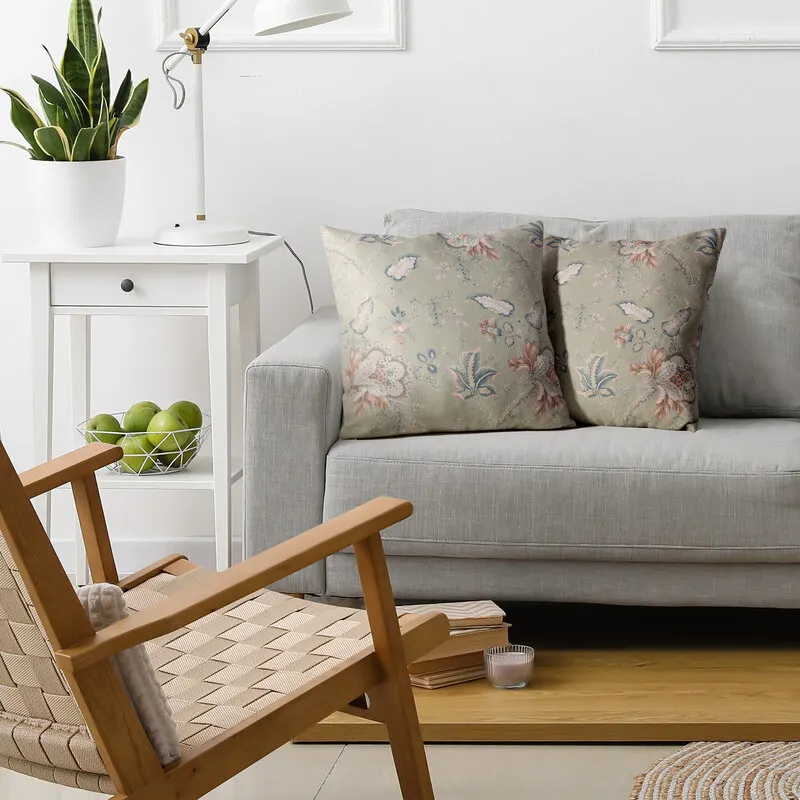 POSZEWKA FLORE 5 45X45 CM JASNOZIELONY - EU_415493