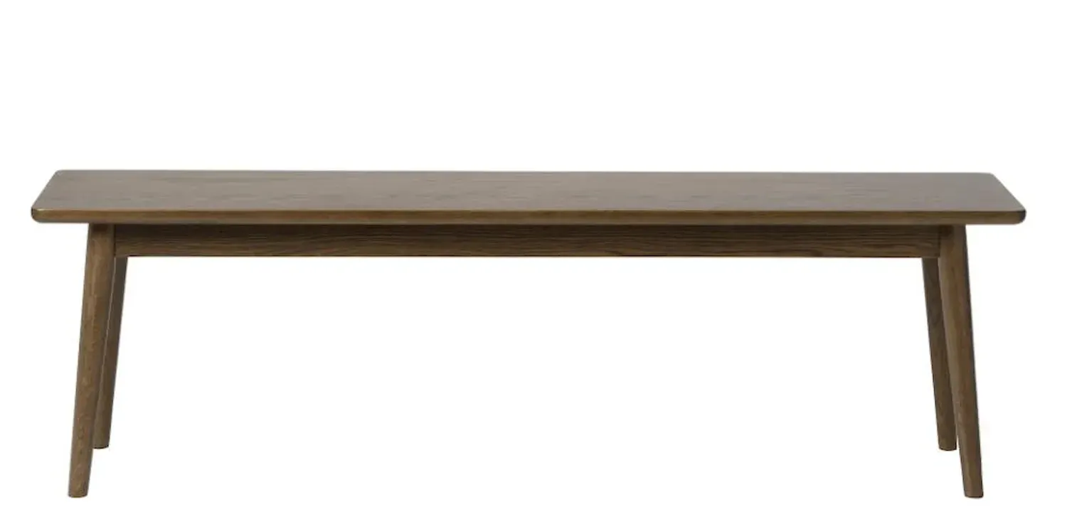 Ławka BARRALI - dąb wędzony 35x150 Cm - UN_44952931