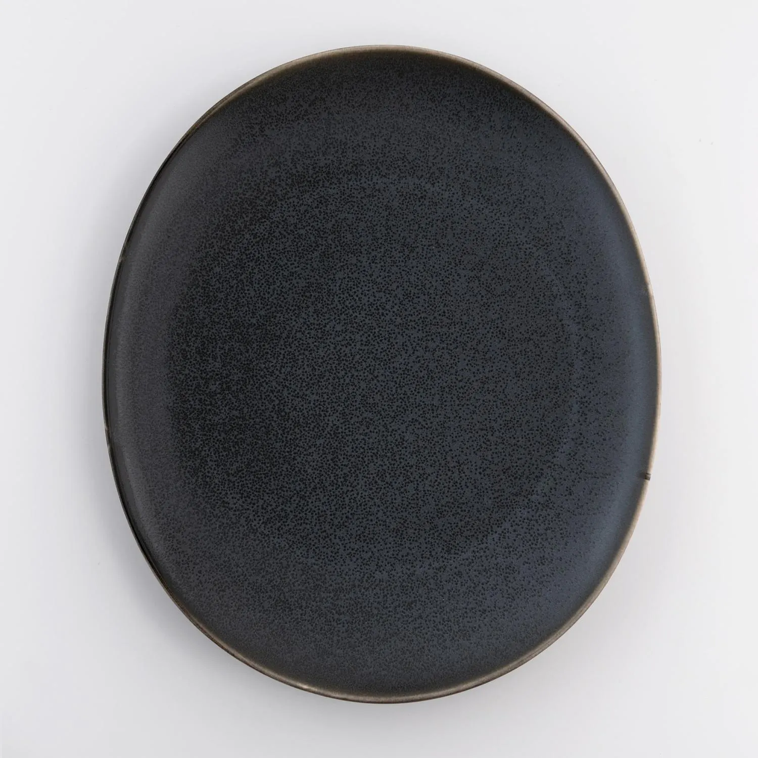image talerz, czarny, okrągły, porcelana, gładki