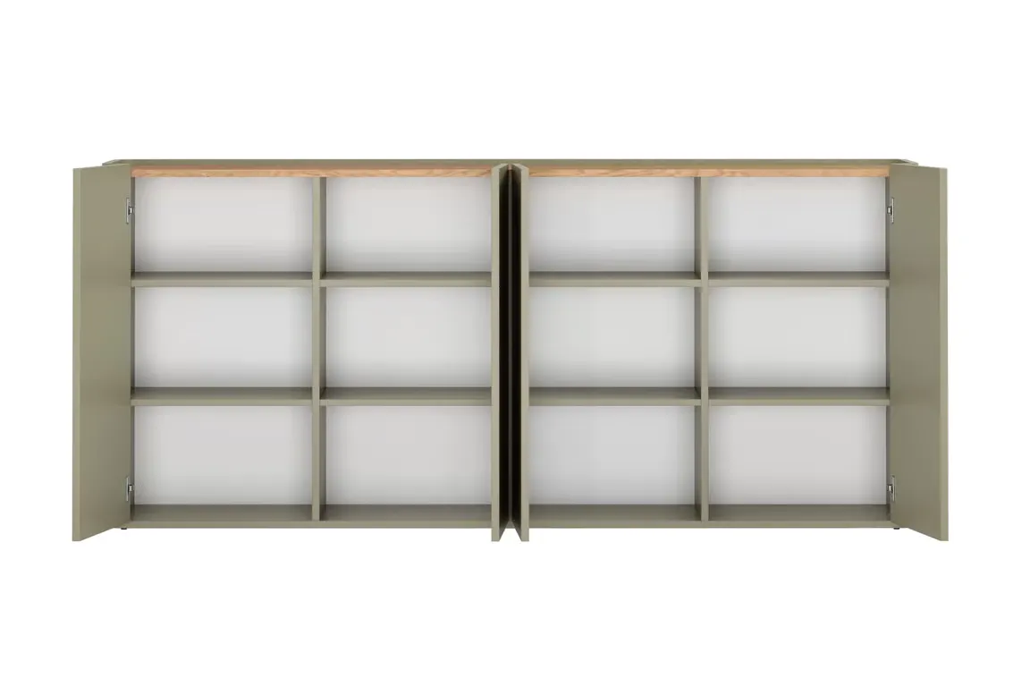 Komoda 4-drzwiowa ELIVO 200cm eukaliptus dąb baltic dune