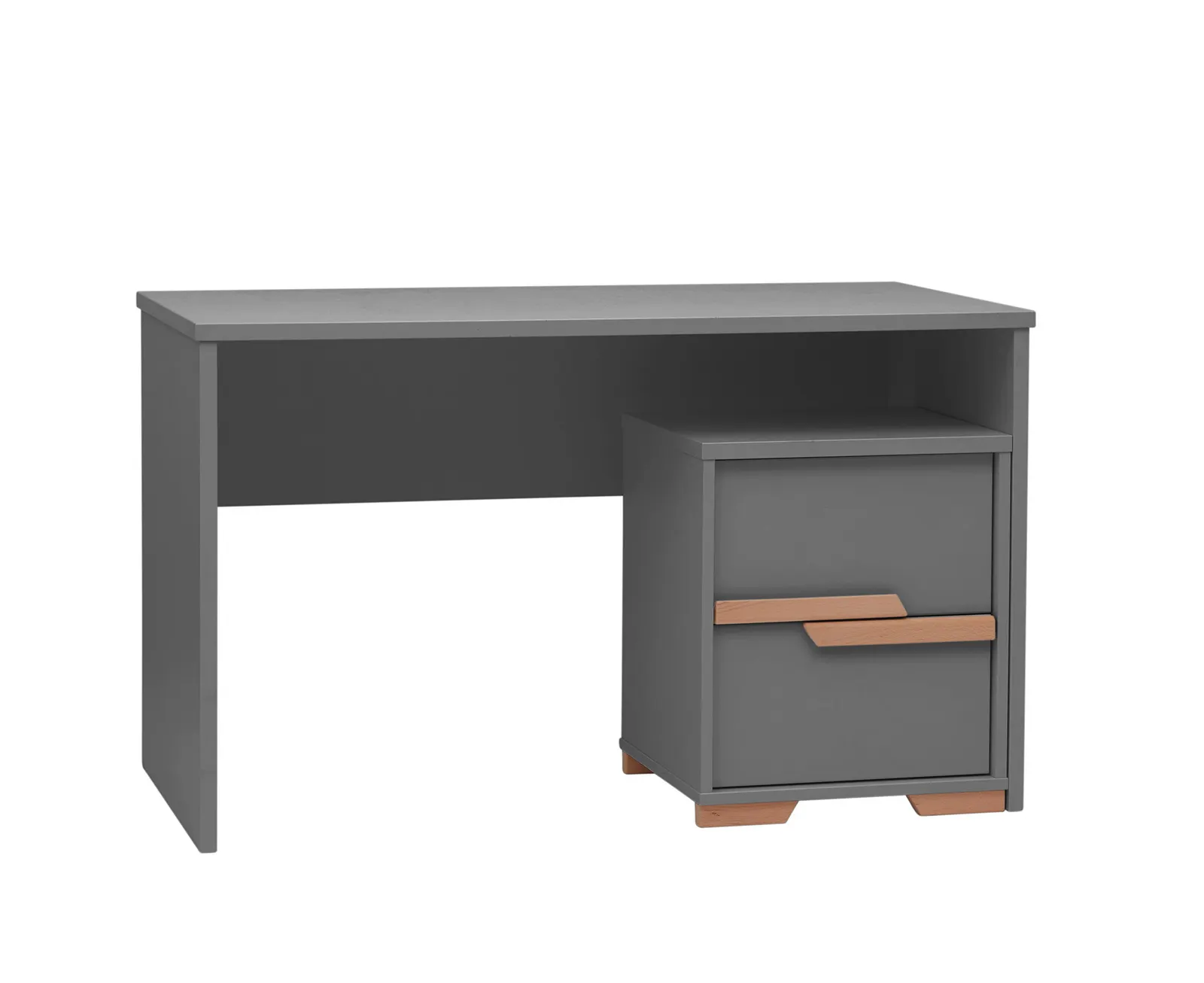 Biurko dziecięce SNAP 125 cm ciemnoszare - PIN_023-505-162