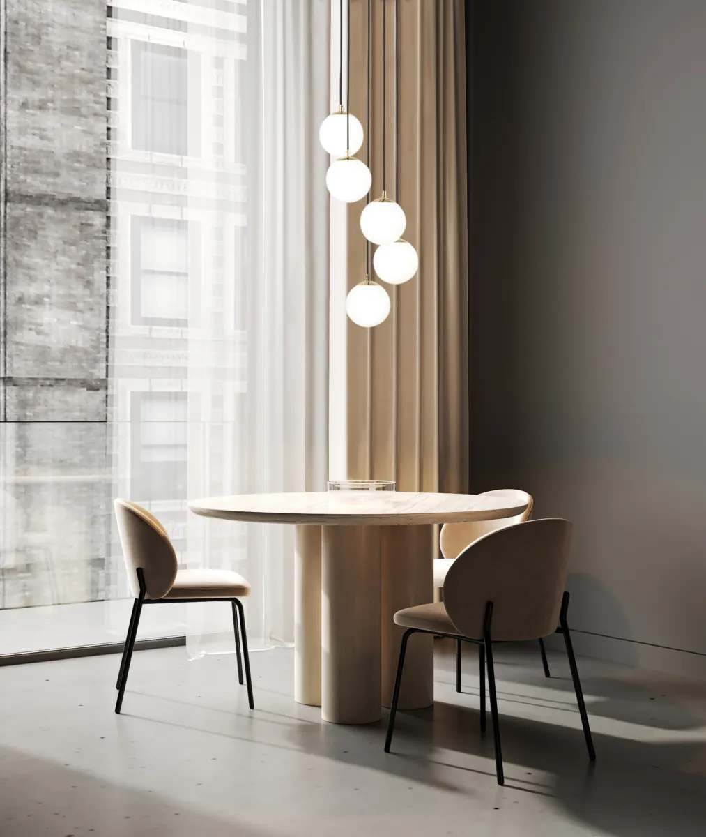 Lampa wisząca PIANO 5 czarno-złota - SI_33659