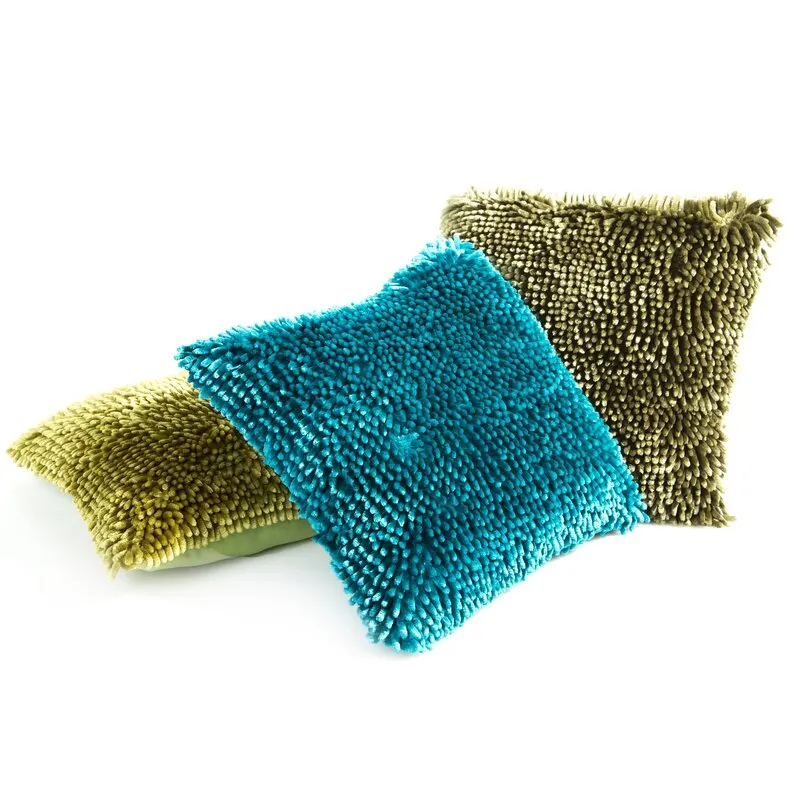 POSZEWKA SHAGGY 2 40X40 CM MIĘTOWY - EU_326435