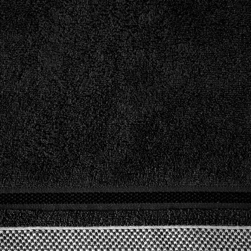 RĘCZNIK ABBIE (11) 70 X 140 CM CZARNY - EU_453107