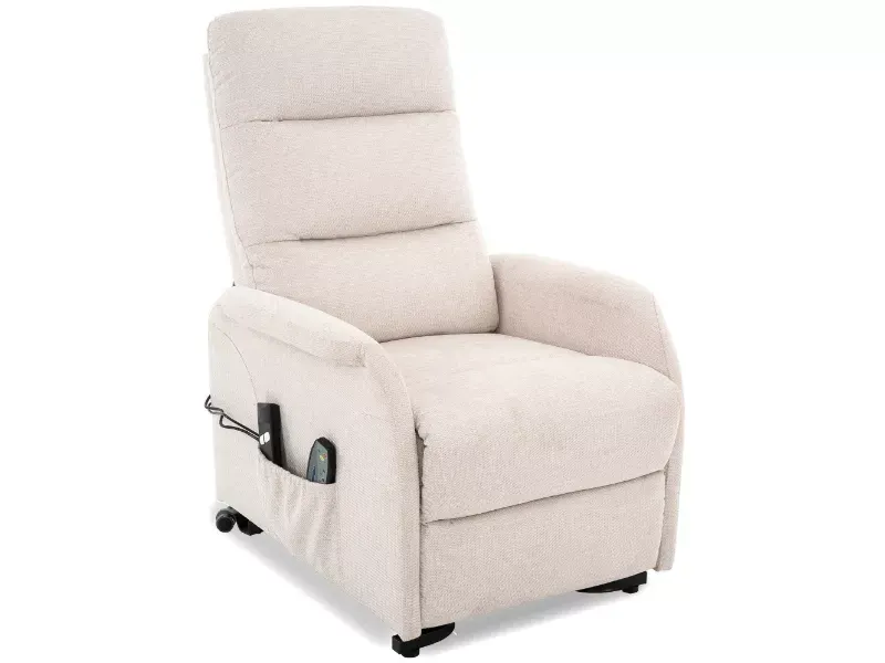 Fotel elektryczny masujący JUPITER M BREGO z funkcją pionizacji jasnobeżowy Fotel elektryczny masujący JUPITER M BREGO z funkcją pionizacji jasnobeżowy