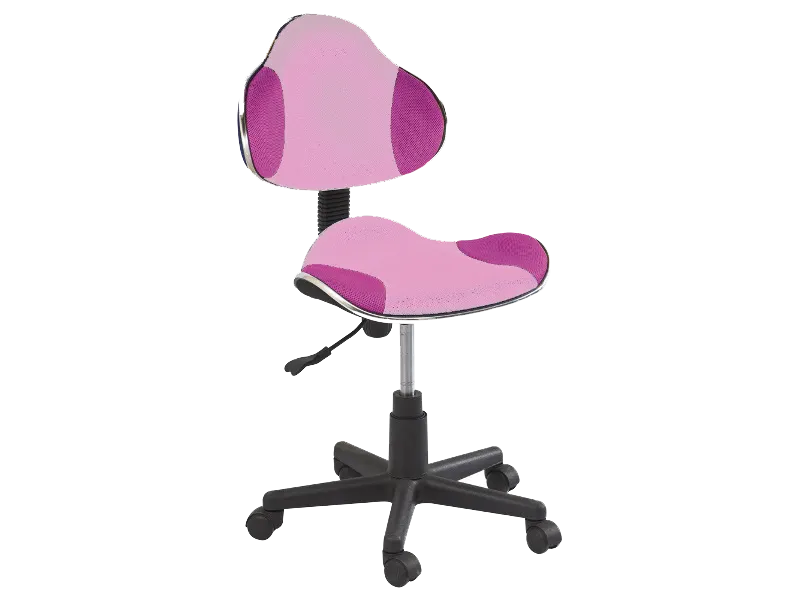 Fotel obrotowy Q-G2 różowy