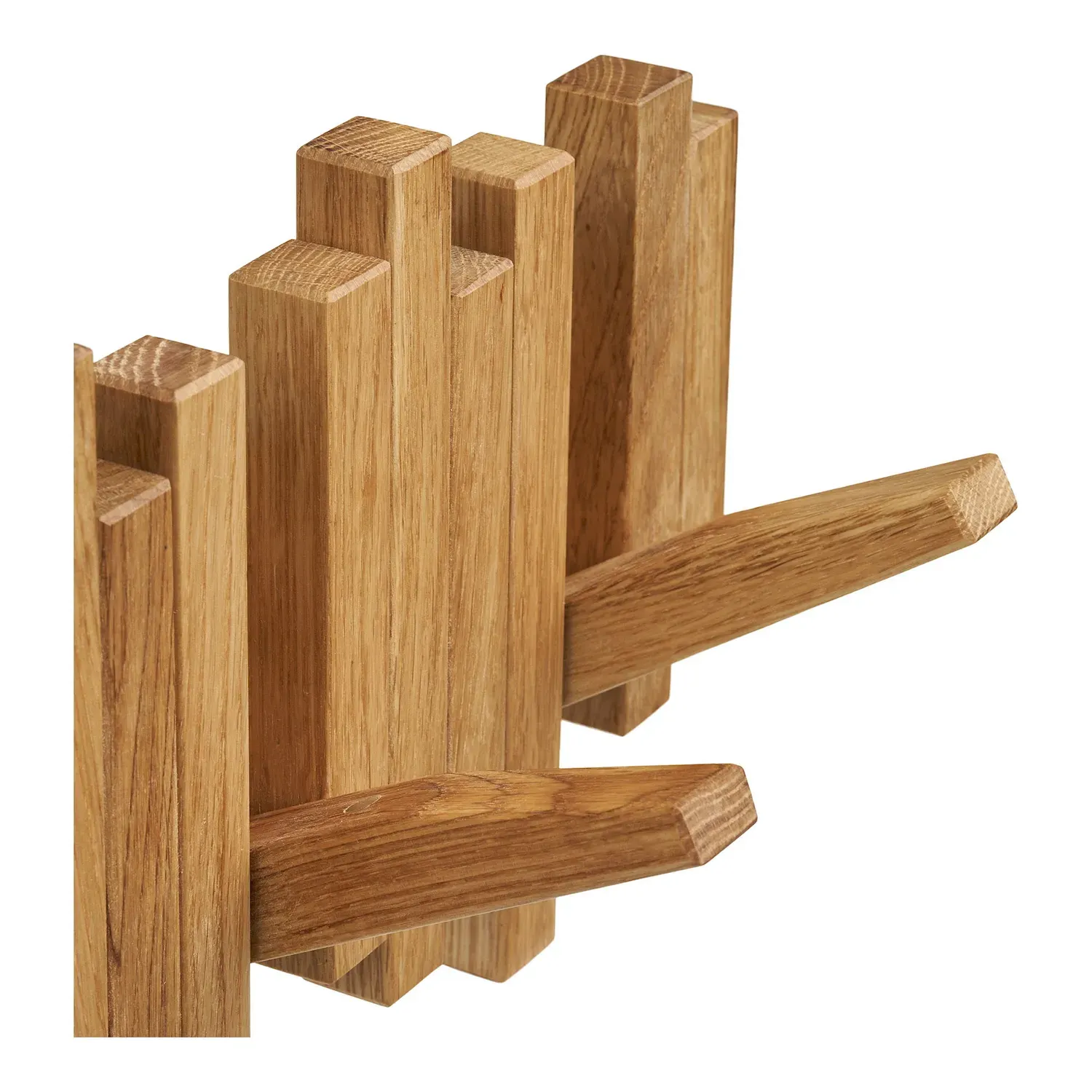 Wieszak na ubrania CALTRA 3x40x18cm dąb naturalny - 4494055