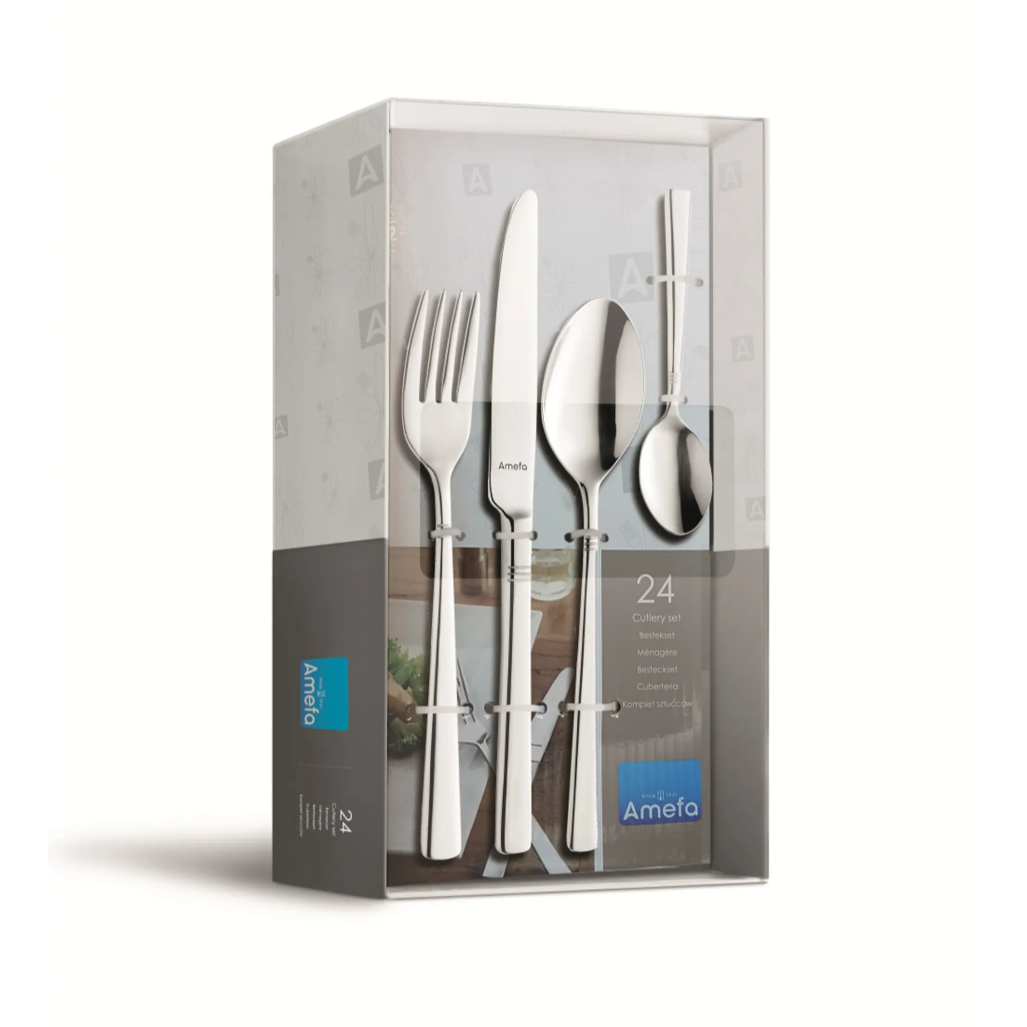 sztućce, zestaw sztućców, nóż, widelec, łyżki