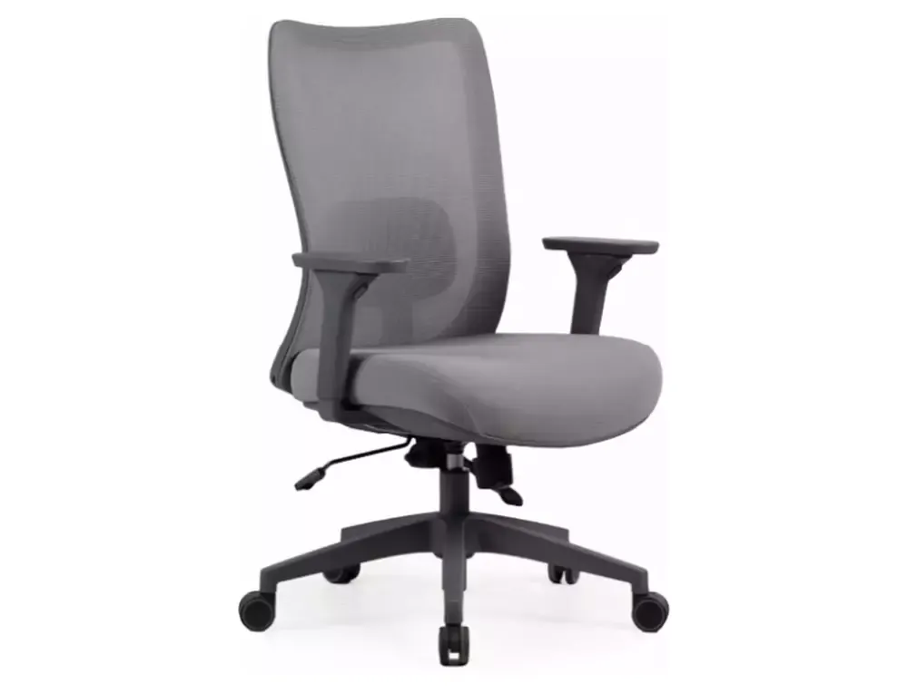 Fotel biurowy obrotowy Q724 ergonomiczny szary