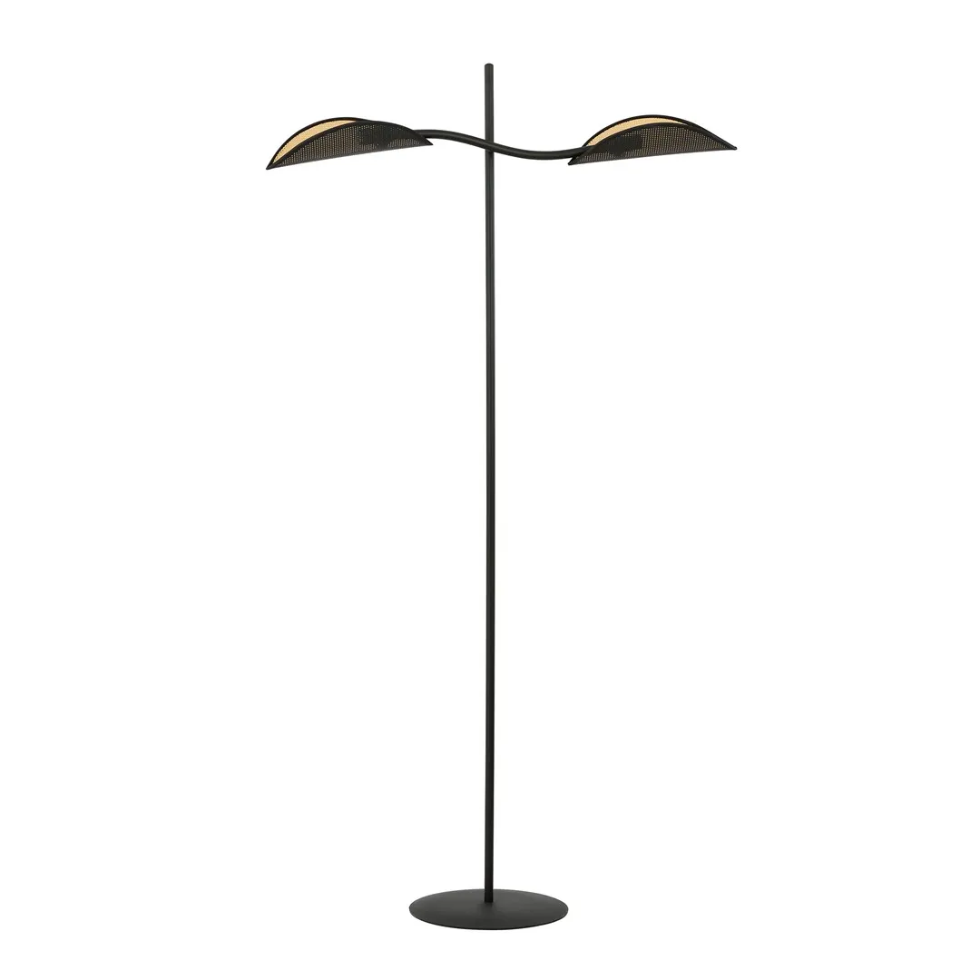 Lampa podłogowa LOTUS LP2 czarny złoty — zdjęcie 2