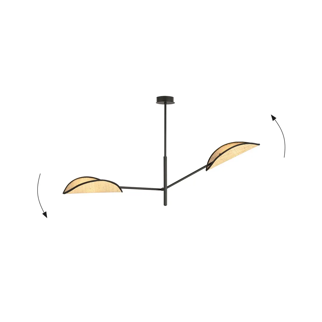 Lampa sufitowa VENE Czarny 1160/2 - 1160/2